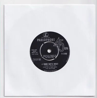 (nY785) The Beatles A Hard Day's Night - 1964 - 7  Vinyl • £0.99