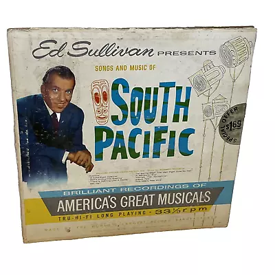 Ed Sullivan Presents Songs And Music Of South Pacific (Vinyl 1959) National Aca • $12.25