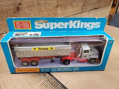 Matchbox Super Kings K-18 Tarmac Tipper Truck • $65