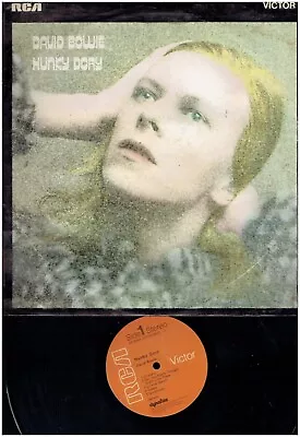 David Bowie Hunky Dory 1971 Vinyl Album Rca Orange Label • £8.50