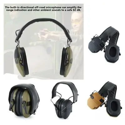 £41.48 • Buy 22 DB Safety Electronic Ear Defenders Shooting Earmuffs Noise Reduction Gear