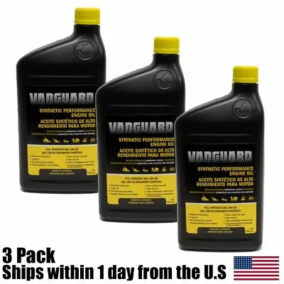 (3) OEM Briggs & Stratton Vanguard 15W-50 Heavy Duty Synthetic Oil Quart • $34.49