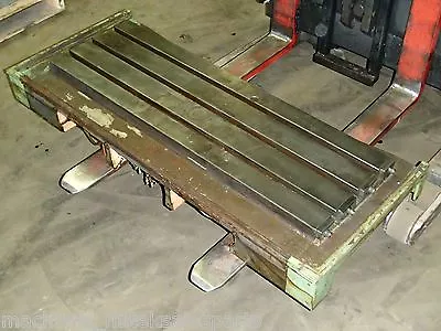 52.25  X 20.8  X 5.5  Steel Welding 3 T-Slotted Table Cast Iron Layout Plate • $550