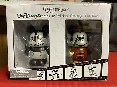 3” Disney Vinylmation Mickey Mouse Through The Years Plane Crazy & Band Concert • $39.95