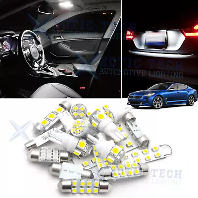 9x White Interior LED Light Bulbs Package Kit Deal For Kia Optima 2011-2018 2019 • $12.49