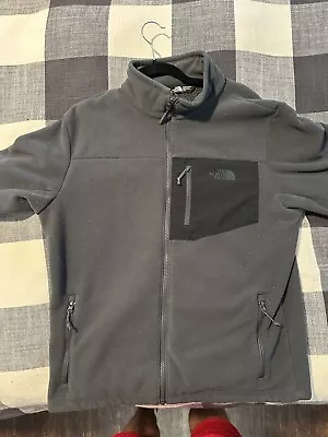 The North Face Chimborazo Full Zip Fleece Jacket Gray Men's Large • $12