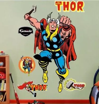 Original FATHEAD Avengers Thor Wall Decal Sticker 96-96016 Marvel NEW • $52.49