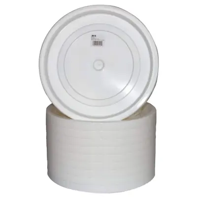 3.5 Gallon And 5 Gallon White Easy-Off Lid (10-Pack) • $18.99