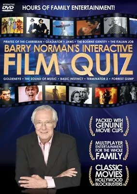 Barry Norman's Interactive Film Quiz DVD (2006) Cert E FREE Shipping Save £s • £2.22