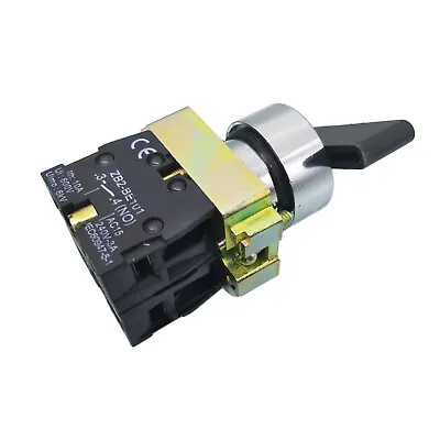 US Stock 2pcs XB2-BJ33 ON-OFF-ON 3-Position 2NO Latching Rotary Selector Switch • $14.28