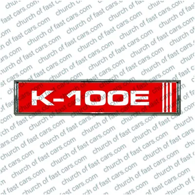 Chrome Badge #7058 To Suit K-100e Kenworth Truck Dash Or Interior  • $37