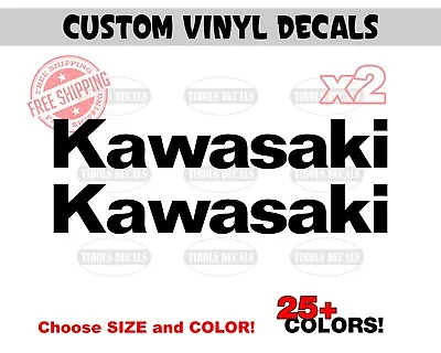 Kawasaki Decals Kawasaki Stickers (1 Set) Helmet Motorcycle ATV PWC Jetski UTV • $10