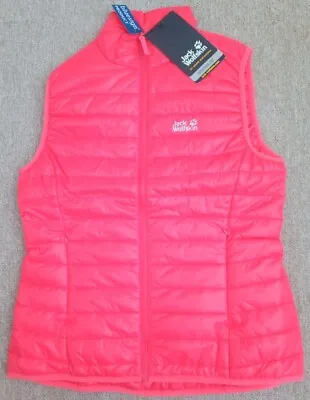 Jack Wolfskin Women's JWP Gilet Red Small - New & Tagged • £47.99