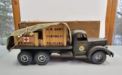 Vintage Smith Miller Smitty Toys Green United States Army Truck  W/ Original Box • $1250