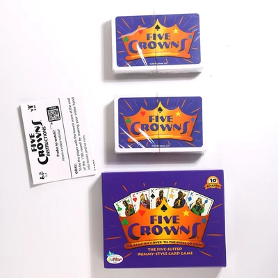 $16.99 • Buy Five Crowns Card Game 5 Suite Classic Original Family Party Rummy Style Play Toy