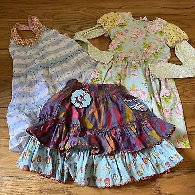 Matilda Jane Dress/Skirt Lot (size 8-10) New And Very Good Condition Girls • $35