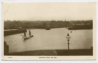 Maryport Cumberland From The Pier Real Photo Vintage Postcard O5 • £3.99