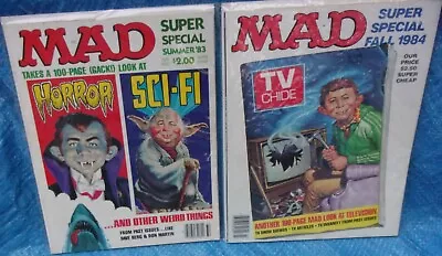 Mad Magazine Super Special Lot Summer 1983 & Fall 1984 Star Wars Jaws Horror  • $34.76