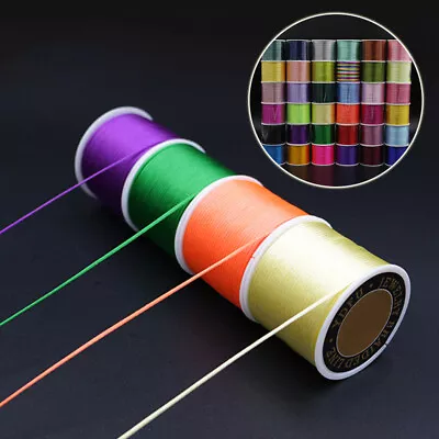 £3.11 • Buy 1.5mm Nylon Cord Thread Chinese Knot Macrame Cord Bracelet Braided String DIY UK