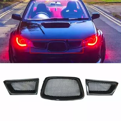 $89.99 • Buy Carbon Fiber Front Upper Grill Grille For Subaru Impreza 9th WRX STI 2006-2007 U