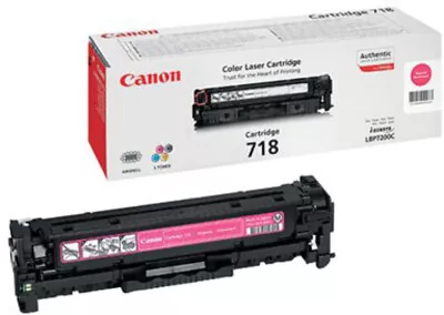 Canon 718M Toner Cartridge Magenta 2660B002 • £117.28