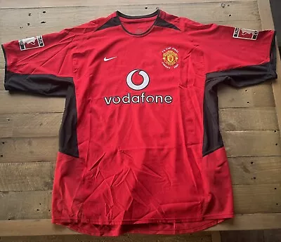 Manchester United 2004 FA Cup Final Home Shirt Roy Keane #16 (XL) • £125