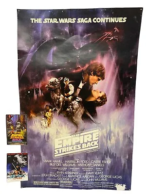 Star Wars The Empire Strikes Back One Sheet Movie Theatre Poster Vintag • $29.97