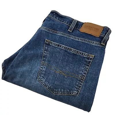 Levi’s Signature Series Athletic Fit S67 Blue Jeans Mens 38x32 Medium Wash Denim • $17.99