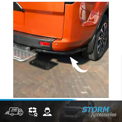 For  Ford Transit Custom 2018-2023 - Risper Rear Bumper Splitters - Gloss Black • £53.95