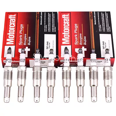 8Pcs Spark Plugs SP-546 PZK14F Genuine New For Ford F150 F250 Motorcraft  SP546 • $34.99