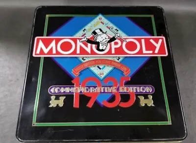 Monopoly 1935 Commemorative Tin Edition 1985 50th Anniversary Board Game • $39.99