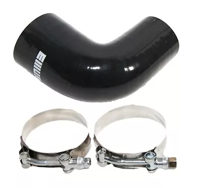 Elbow Silicone Hose 90 Degree 2 -2.5  Reducer 1 1/2  COUPLER BLAC+2 Tbolt Clamp  • $17.75