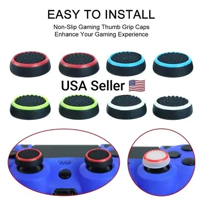 2PCS Analog Thumb Stick Grips Caps For XBox Dualshock 5 4 PS4 PS3 Controller PS5 • $2.99