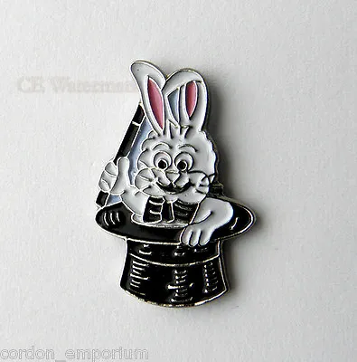 Bunny Rabbit Magician Magic Hat Trick Lapel Pin Badge 1 Inch • $5.64