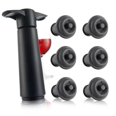 $24.95 • Buy Vacu Vin Wine Saver Pump With 6 Stoppers
