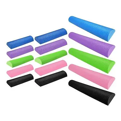 $20.34 • Buy Half Foam Roller Flexibility Myofascial Pilates Soft Fascia Round For Yoga