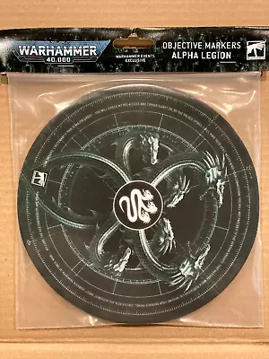 £162.23 • Buy Warhammer 40K ALPHA LEGION Objective Markers Event Only Adepticon