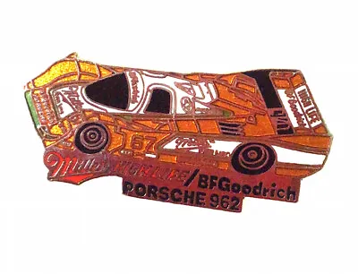 Porsche 962 Miller High Life  BF Goodrich Racing Lapel Pin Badge Rare B5 • $22