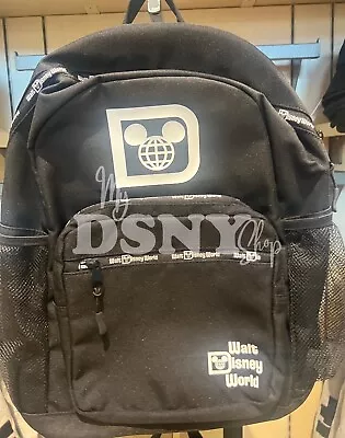 2024 Disney Parks Disney World Black Bag Collection Backpack MEDIUM 12” IN • $68