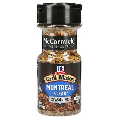 McCormick Grill Mates MONTREAL STEAK Seasoning 3.4 Oz. Spice Meat Seasoning Mix • $6.99