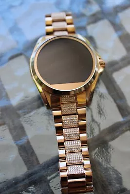 Michael Kors Bradshaw Gold With Glitz Access Watch • $130