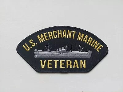 U.S. MERCHANT MARINE VETERAN- Patch HAT JACKET OR VEST • $7.49