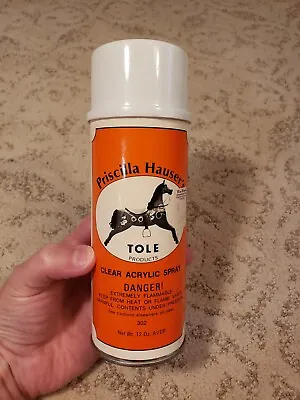Rare Vintage Spray Paint Can Priscilla Hauser's Tole Products Acrylic • $7.99