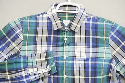 J Crew Shirt Womens 4 The Boy Shirt Fit Button Up Long Sleeve Cotton Plaid • $15.27