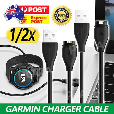 USB Charger Charging Dock Cable For Garmin Vivoactive 3 Fenix 5 5S 5X AU POST • $4.95