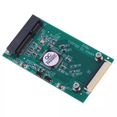 1.8  Mini MSATA PCI-E SSD To 40Pin ZIF Card CE Cable Adapter ConverteYB Sp • £5.65