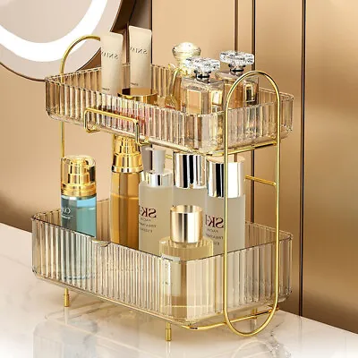 Large Cosmetic Organiser Dressing Table Makeup Tidy Holder Perfume Display Stand • £11.94