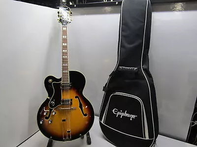Epiphone Broadway Left-Handed Hollowbody Electric Guitar- Sunburst • $799.99