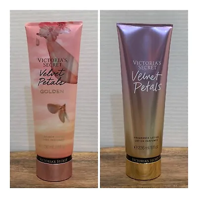 Victoria's Secret VELVET PETALS GOLDEN + VELVET PETALS Fragrance Lotion~8 Fl.oz. • $34.99