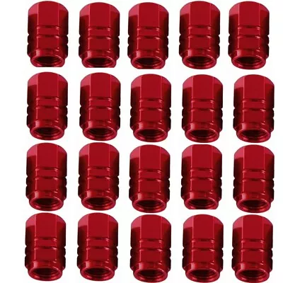 20 PCS Red Tire Valve Stem Caps For Car Truck Bike Motorcycle US Stock A863 • $7.50